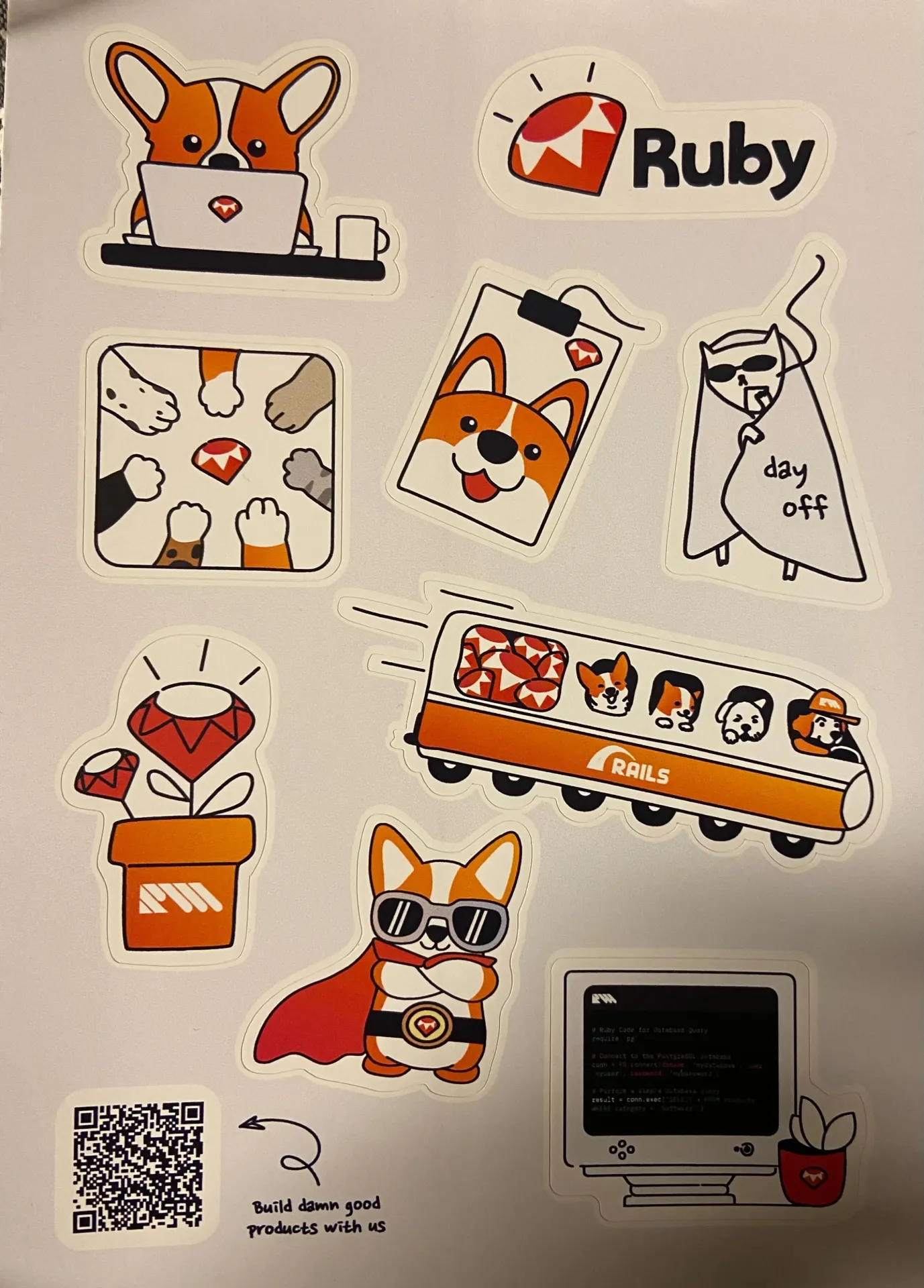 Stickers (Railsware, Conference)